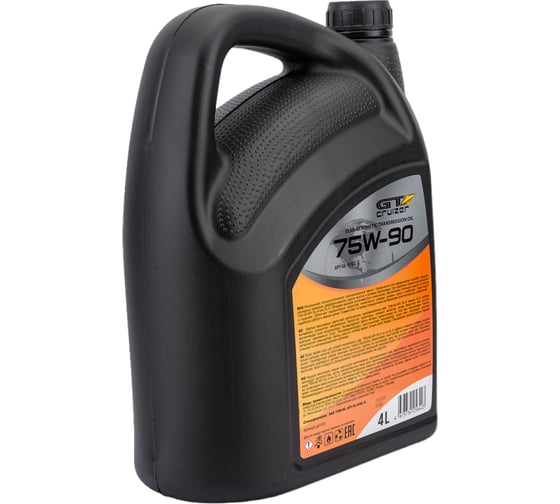 Трансмиссионное полусинтетическое масло GT-Cruizer 75W90, GL4/5, 4 л GT3105
