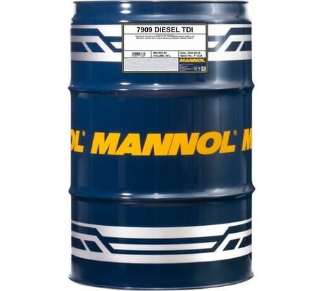 Моторное масло MANNOL DIESEL TDI синтетическое, 5W30, 60 л 1038
