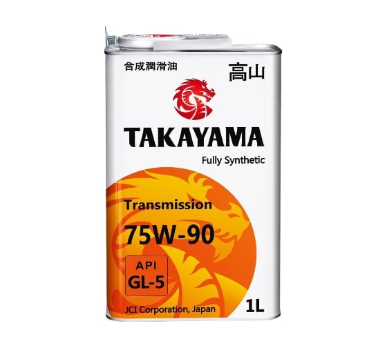 Трансмиссионное масло TAKAYAMA SAE 75W-90, API GL-5, 1 л 605592