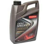 Моторное масло CHAMPION OEM SPECIFIC 5W30, синтетическое, SN, C3-16 LL III, 4 л 8208218