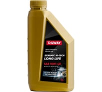 Моторное полусинтетическое масло OILWAY Dynamic Hi-Tech Long life 10W-40, API SG/CD, 1 л 4640076018118