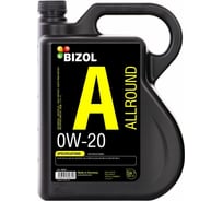 НС-синтетическое моторное масло Bizol Allround 0W-20, SP, GF-6A, 5 л 85831