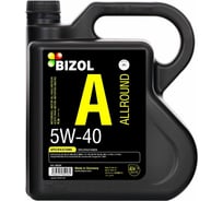НС-синтетическое моторное масло Bizol Allround 5W-40, SN, A3/B4, 4 л 85226