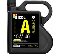 НС-синтетическое моторное масло Bizol Allround 10W-40 SN, A3/B4 MA2, 4л 83016