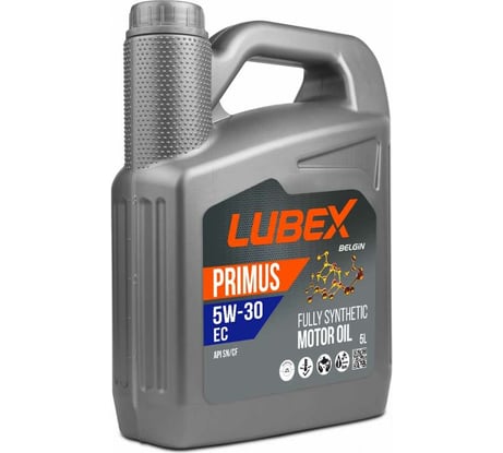 Синтетическое моторное масло Lubex PRIMUS EC 5W-30 SN, 5л L034-1310-0405