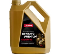 Моторное полусинтетическое масло OILWAY Dynamic Premium 10W-40, API CI-4/SL, 4 л 4670030170675