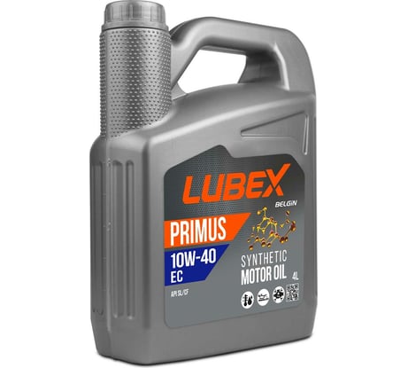 Синтетическое моторное масло Lubex PRIMUS EC 10W-40, 4л L034-1302-0404