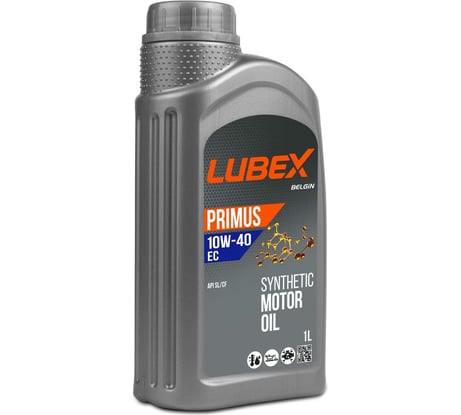 Синтетическое моторное масло Lubex PRIMUS EC 10W-40, 1л L034-1302-1201