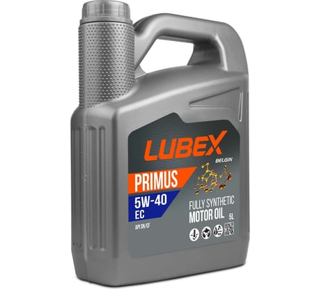 Синтетическое моторное масло Lubex PRIMUS EC 5W-40, 5 л L034-1312-0405