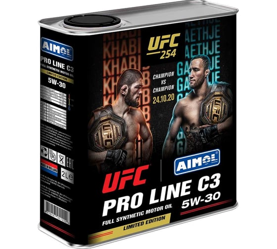 Моторное масло AIMOL Pro Line C3 5w-30 UFC Limited Edition, 2 л 8719497951222