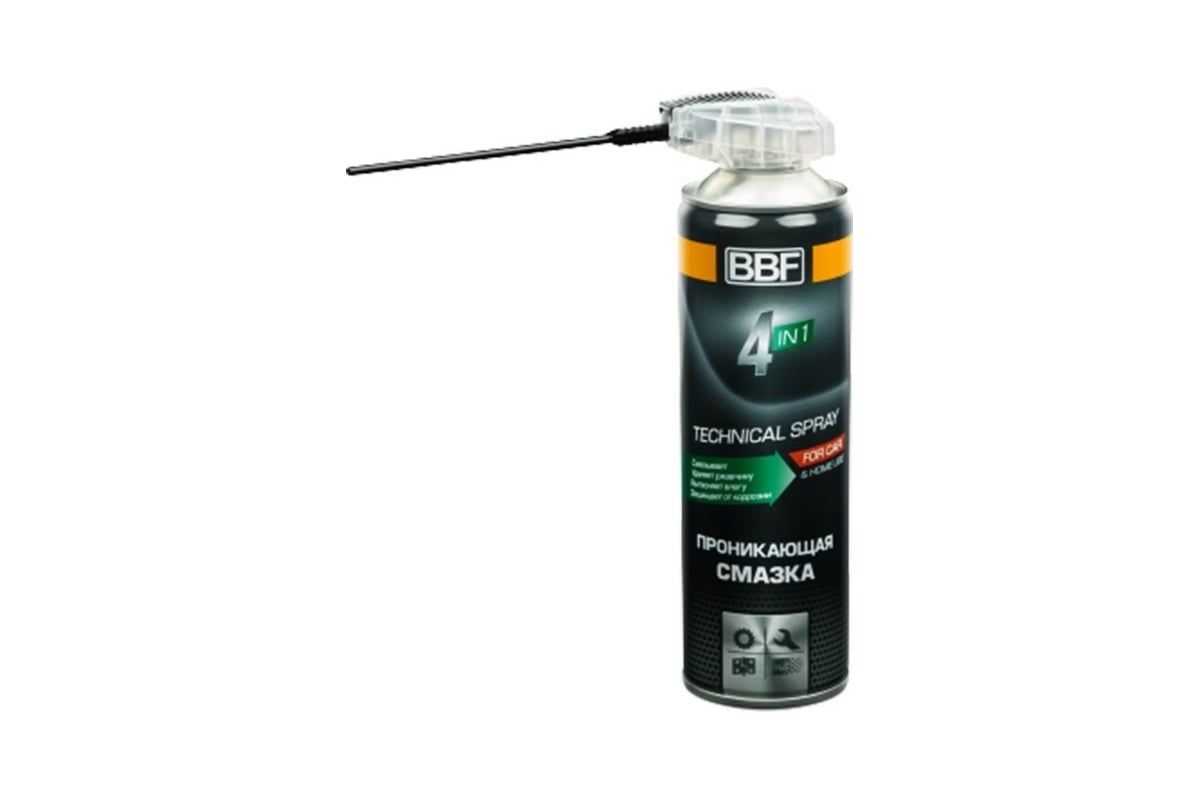 Проникающая смазка BBF 4 в 1, 500 мл, аэрозоль SA - 672 - выгодная цена ...