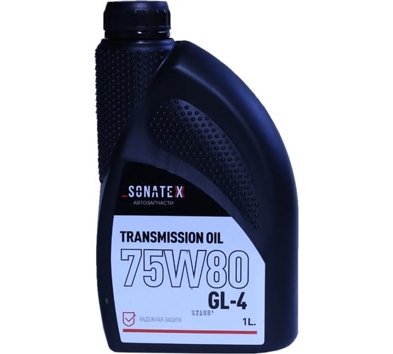 Трансмиссионное масло Sonatex 75W80 GL-4+ Renault Gearbox, 1 л 102715
