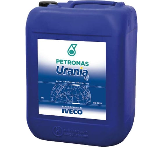 Синтетическое моторное масло Petronas URANIA FE 5W30, ACEA E4/E7, API CF, MB, 20 л, шт 71520RH1EU 1