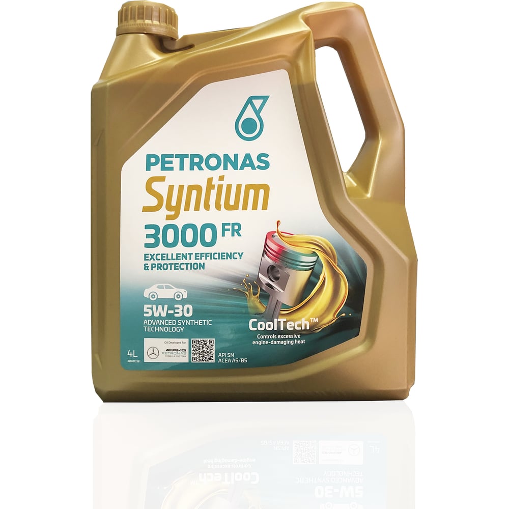 Моторное синтетическое масло Petronas SYNTIUM 3000 FR 5W- 30, 4л ...