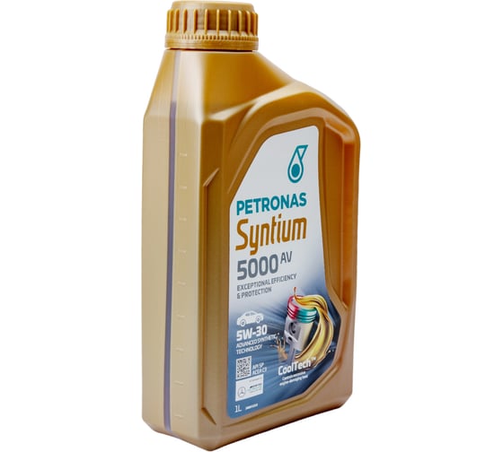 Моторное синтетическое масло Petronas SYNTIUM 5000 AV 5W30,1 л 70723E18EU