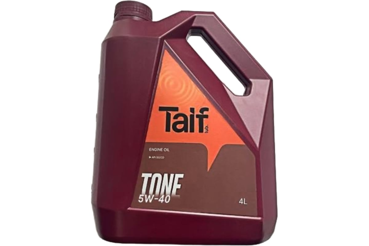 Моторное полусинтетическое масло Taif TONE, 5W-40, SG/CD, 4 л 211086 .