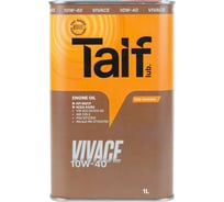 Моторное синтетическое масло Taif VIVACE, 10W-40, SN, 1 л 211029 23058339