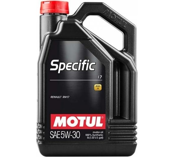 Синтетическое масло MOTUL SPECIFIC 17 5W30, 5л 109841