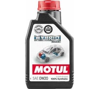 Синтетическое масло MOTUL HYBRID 0W20, 1л 107141