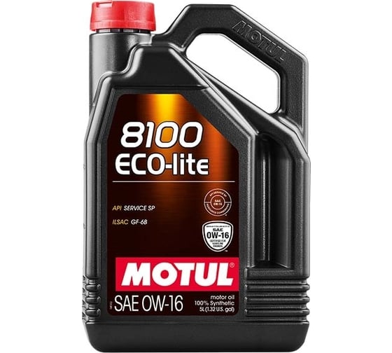 Синтетическое масло MOTUL 8100 Eco-lite 0W16 5л 110379 1