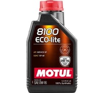 Синтетическое масло MOTUL 8100 Eco-lite 0W16 1л 110376