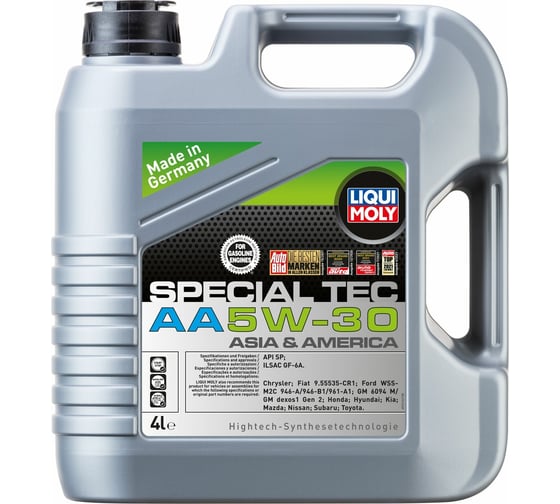 НС-синтетическое моторное масло LIQUI MOLY Special Tec AA 5W-30 SP GF-6A 4л 7616
