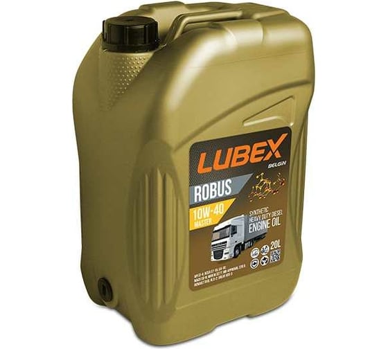 Синтетическое моторное масло Lubex ROBUS MASTER 10W-40 CI-4 E4/E7 20л L019-0767-0020