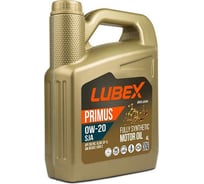 Синтетическое моторное масло Lubex PRIMUS SJA 0W-20 SN+RC GF-5 4л L034-1331-0404