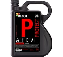 НС-синтетическое трансмиссионное масло для АКПП Bizol  Protect ATF D-VI, 5л 27311