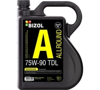 Синтетическое трансмиссионное масло Bizol Allround Gear Oil MTF 75W-90, GL-4/GL-5/MT-1, 5л 87221
