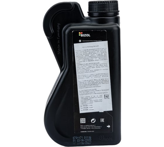 НС-синтетическое моторное масло Bizol Technology 5W-30, C2, 1л 81220