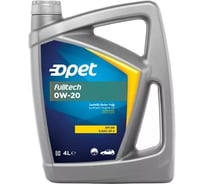 Синтетическое моторное масло OPET Fulltech 0W-20 SN GF-5, 4л 601370953