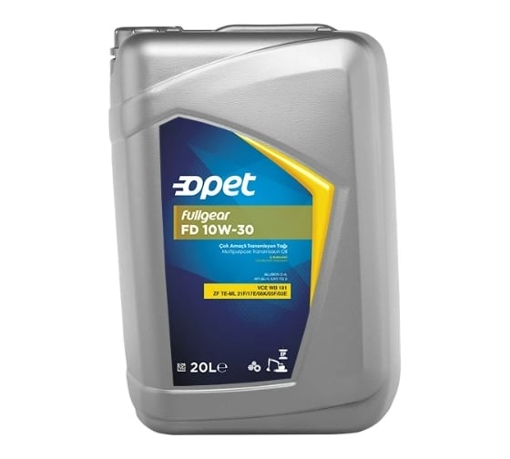 НС-синтетическое трансмиссионное масло для тракторов OPET Fullgear FD 10W-30 GL-4, 20л 601216114
