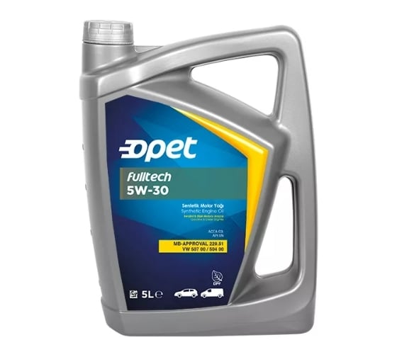 Синтетическое моторное масло OPET Fulltech 5W-30 C3, 5 л 601214745