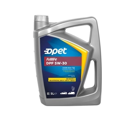 Синтетическое моторное масло OPET Fullife DPF 5W-30, 5л 601370977