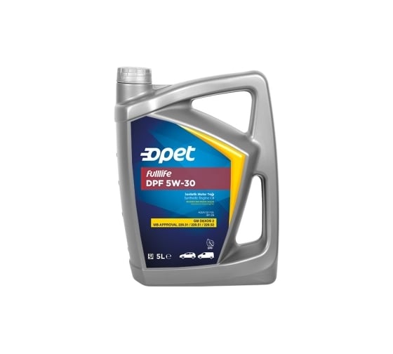Синтетическое моторное масло OPET Fullife DPF 5W-30, 5л 601370977