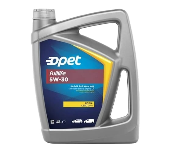 Синтетическое моторное масло OPET Fulllife 5W-30 SN GF-5, 4л 601350320 1