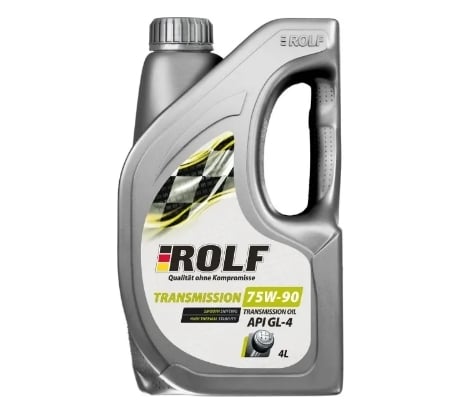 Трансмиссионное масло Rolf Transmission полусинтетическое, SAE 75W-90, API GL-4, 4 л, пластик 322743