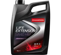 Моторное синтетическое масло Champion LIFE EXTENSION 5W40 HM, ACEA: A3/B4-16, API: SN/CF 8227844