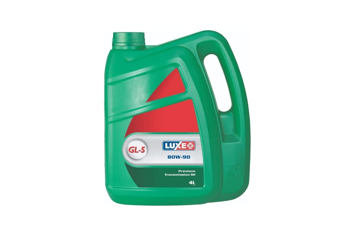 Трансмиссионное масло LUXE GL5, минеральное, 80W90, 4 л 538 - выгодная .