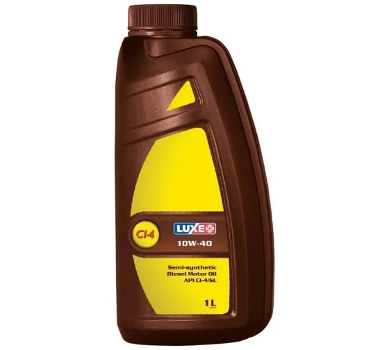 Дизельное масло LUXE DIESEL полусинтетическое, SAE 10W-40, API CI-4/SL, 1 л 232