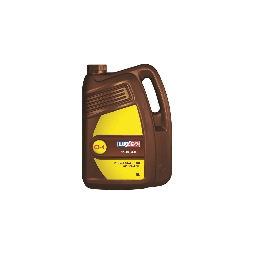 Дизельное масло LUXE DIESEL минеральное, 15W40, CI-4/SL, 5 л 236 ...