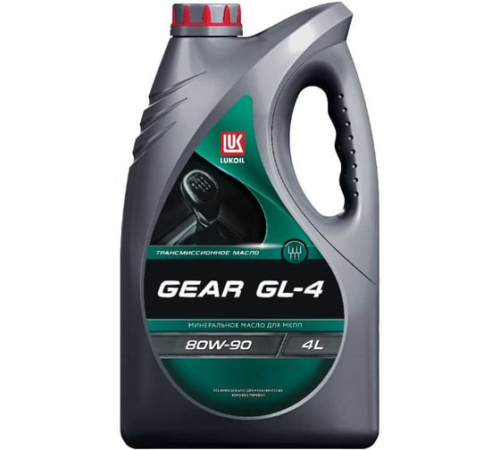 Трансмиссионное масло LUKOIL GEAR GL-4 80W-90, 4 л Лукойл 3590982