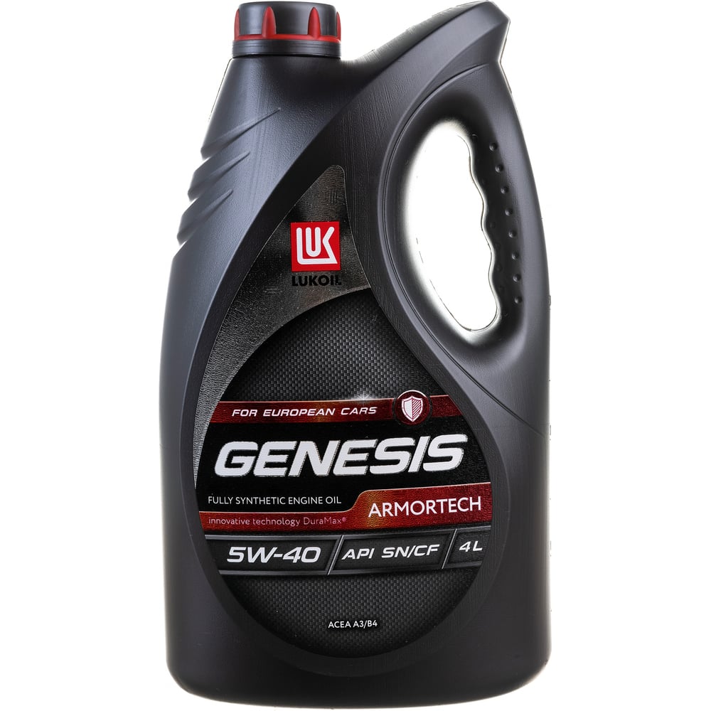 Моторное масло LUKOIL Genesis Armortech, 5W-40, 4л, синтетическое