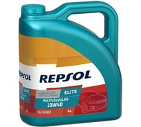 Синтетическое моторное масло REPSOL ELITE MULTIVALVULAS 10W40 A3/B4 SN/CF, 4л 6062/R 6062R