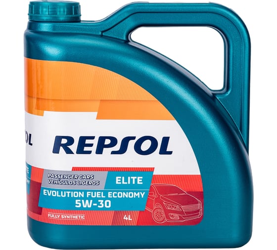 Синтетическое моторное масло REPSOL ELITE EVOLUTION FUEL ECONOMY 5W30 C2/PSA 4л 6048/R 6048R