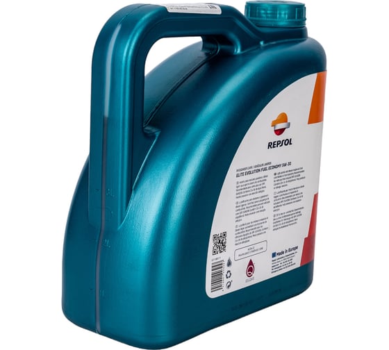 Синтетическое моторное масло REPSOL ELITE EVOLUTION FUEL ECONOMY 5W30 C2/PSA 4л 6048/R 6048R