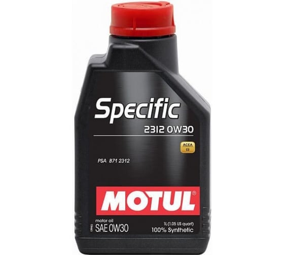 Моторное масло MOTUL Specific 2312 синтетическое, 0W30, 1 л 106413