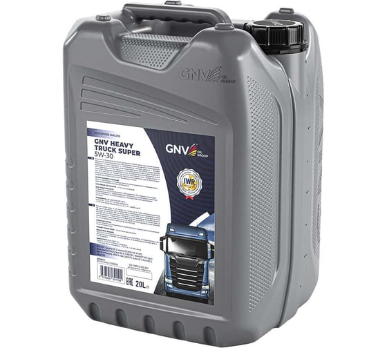 Моторное масло GNV Heavy Track Super 5W-30, ACEA E4/E7, MB 228.5, канистра 20 л GHT1011441011110530020