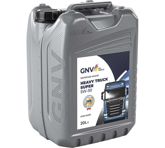 Моторное масло GNV Heavy Track Super 5W-30, ACEA E4/E7, MB 228.5, канистра 20 л GHT1011441011110530020